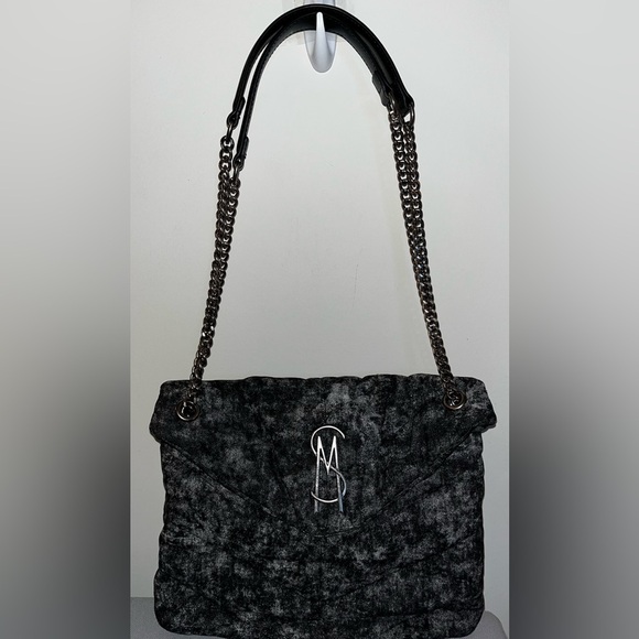 Steve Madden Handbags - Steve Madden Black Denim Shoulder Bag